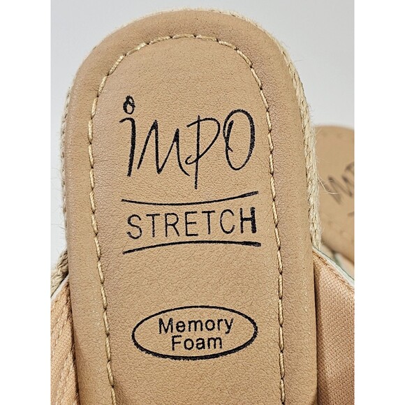 IMPO Women's 8.5 Normi Shell Beach Theme Wedge Slide Sandals Heels NWOB - Picture 3 of 11